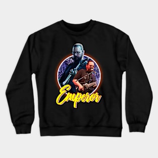 In the Nightside Eclipse of Style Emperors Band Tees, Black Metal Elegance for True Connoisseurs Crewneck Sweatshirt